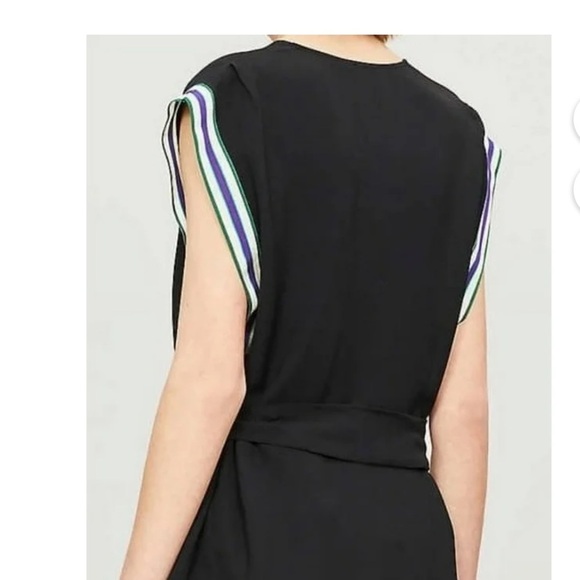 Sandro Paris Sabra Stripes Sleeveless Blouse size 1 - Picture 4 of 8